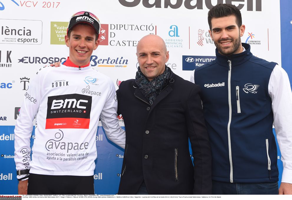 Manuel Senni (BMC Racing Team) in the white jersey