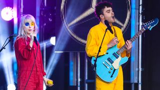 [L-R] Hayley Williams and Taylor York of Paramore
