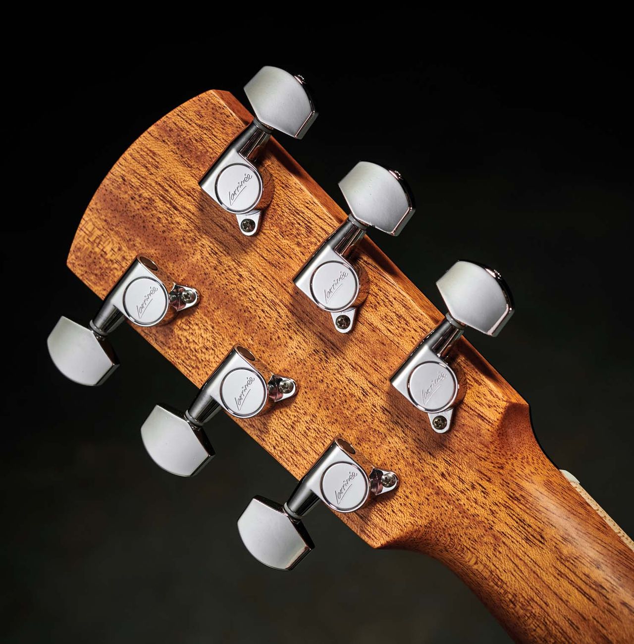 A set of sealed Larriv&eacute;e-branded tuners keeps things solid.