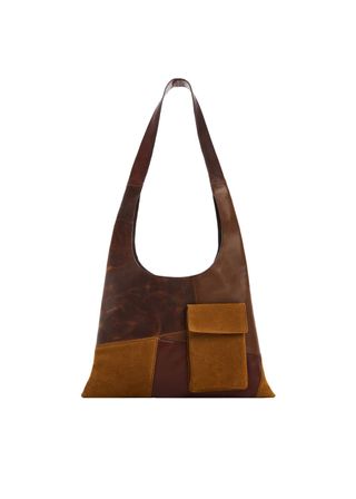 Patchwork Leather Bag - Women