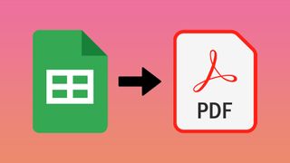 How to convert Google Sheets to a PDF