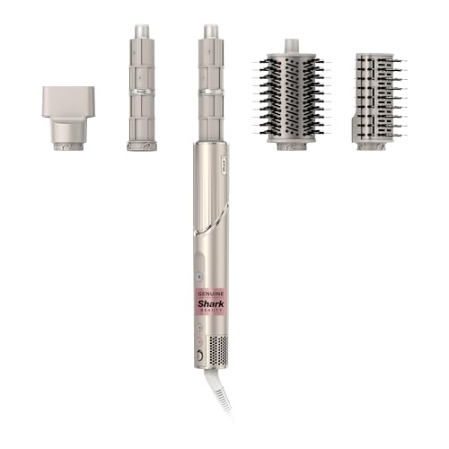 Shark Hd430 Flexstyle Air Styling & Drying System, Powerful Hair Dryer Brush & Multi-Styler With Auto-Wrap Curlers, Paddle Brush, Oval Brush, Concentrator Attachment, Stone