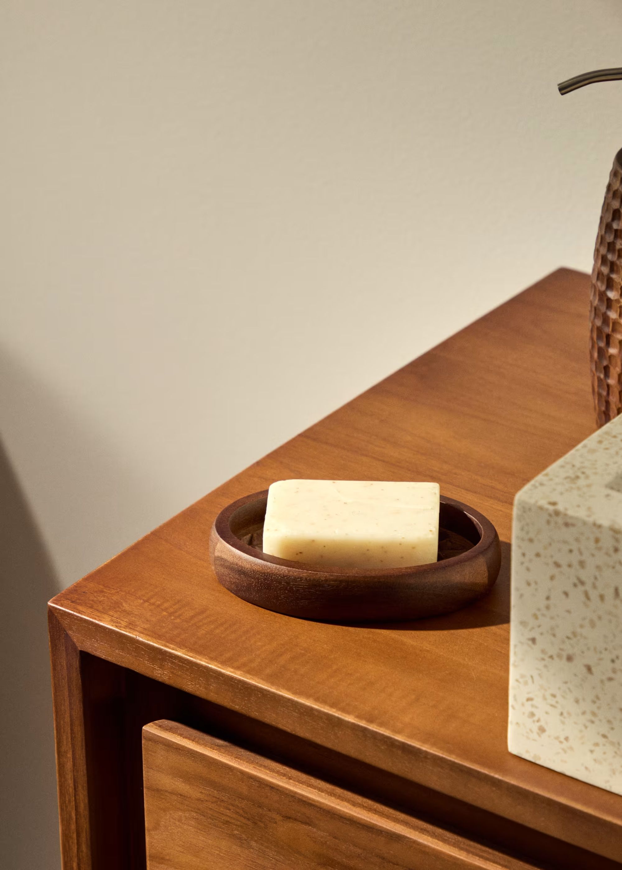 Kave Home, Fraz Acacia Wood Soap Dish Fsc 100%