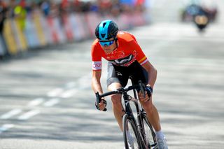 Chris Froome on the attack in the Volta a Catalunya's stage 7 finale