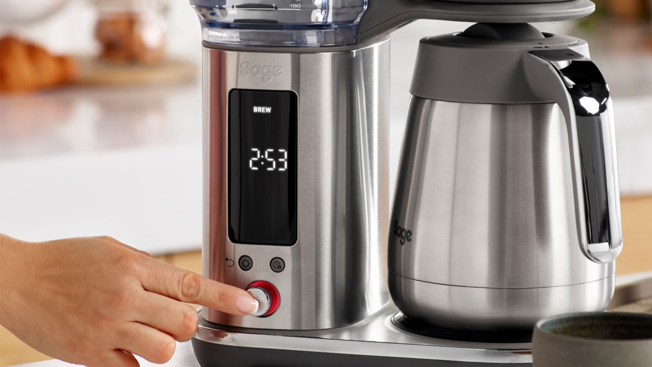 Setting timer on Sage Luxe Brewer Thermal coffee machine
