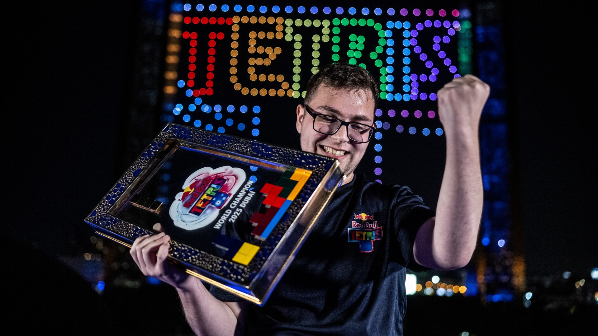 The 2025 Red Bull Tetris tournament in Dubai.