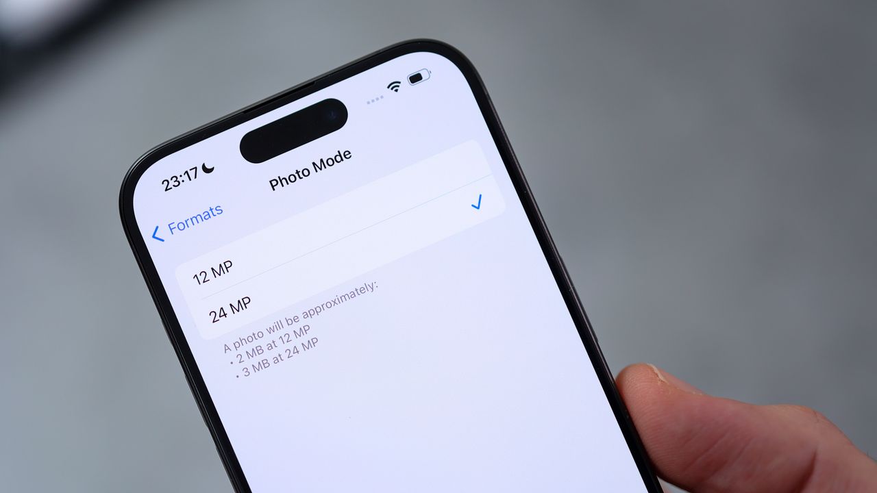 A photo of the iPhone 15 Pro