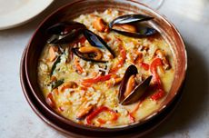Mussel soup