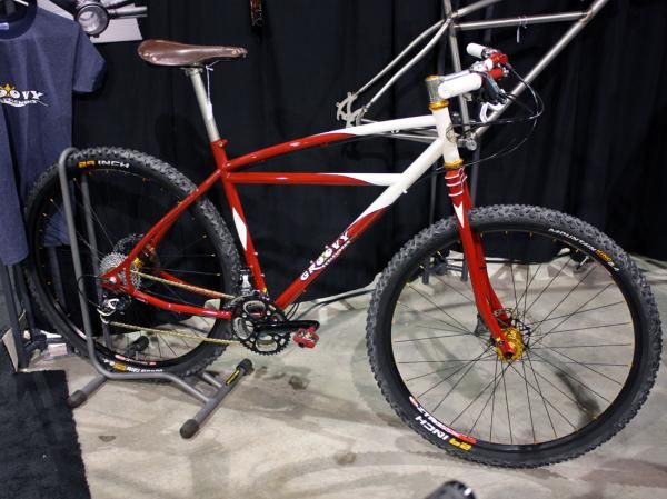 Groovy Cycleworks also showed off this stylish 29er hardtail.