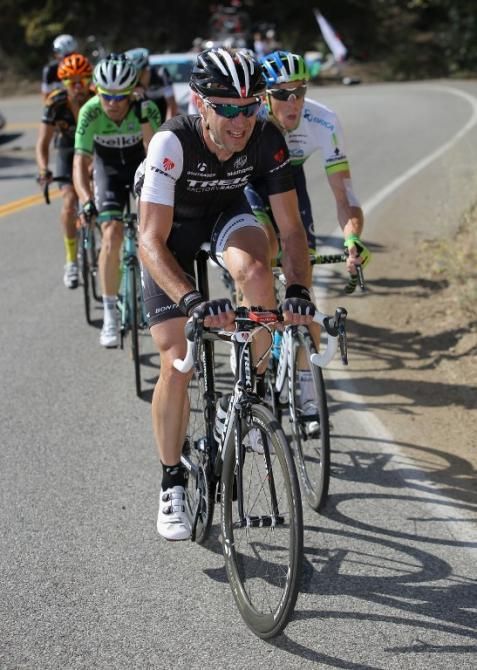 Shut up legs: Jens Voigt (Trek Factory Racing) on the attack