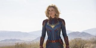 Brie Larson as Carol Danvers in Captain Marvel