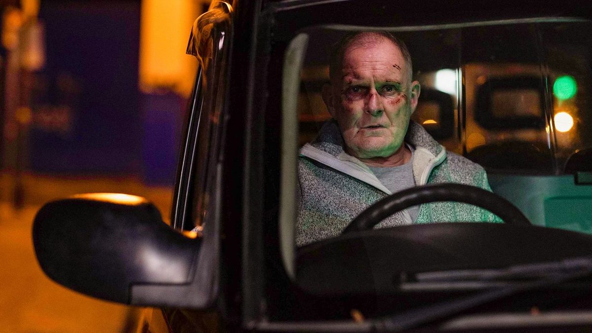 Robert Glenister as disgruntled cabbie Tony in psychological thriller The Night Caller