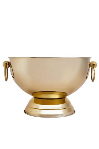 a large gold champage trug