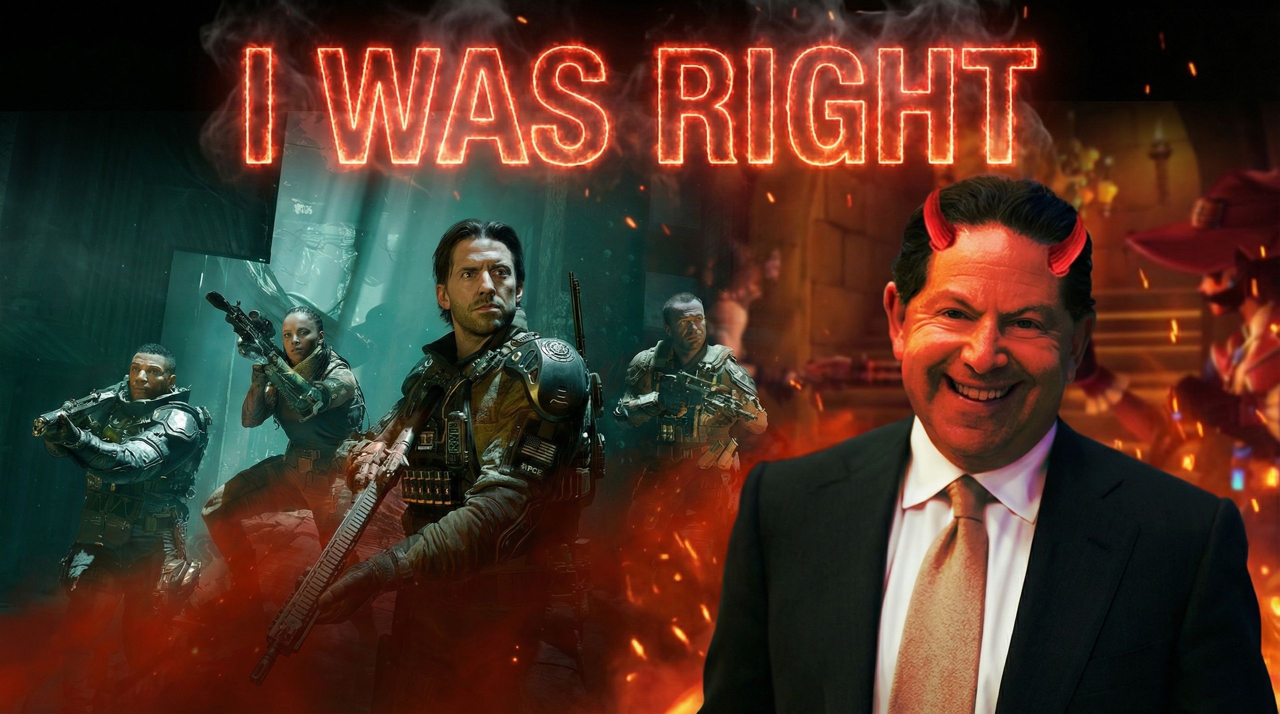CoD drops 60%, and Kotick turns it into a retroactive “I was right” moment