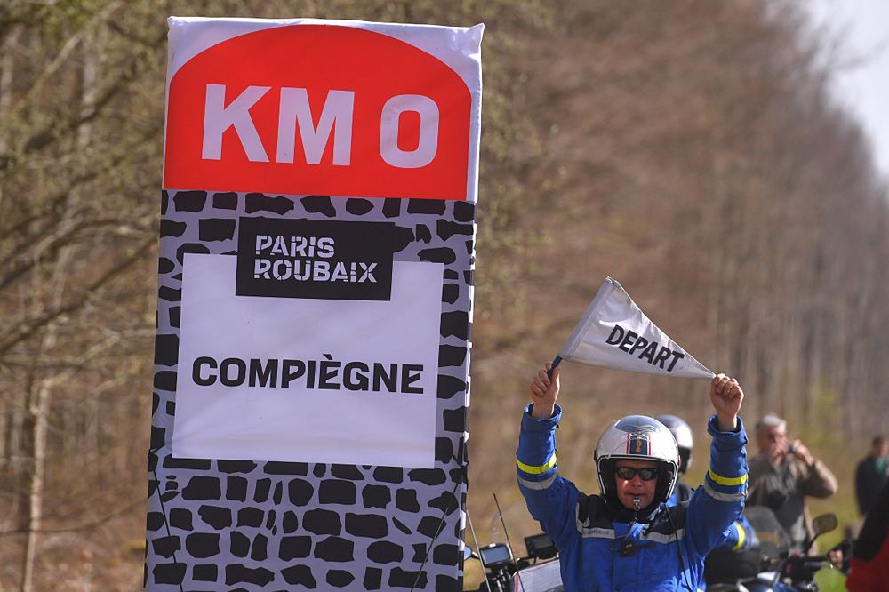 The official start for the 2018 Paris-Roubaix