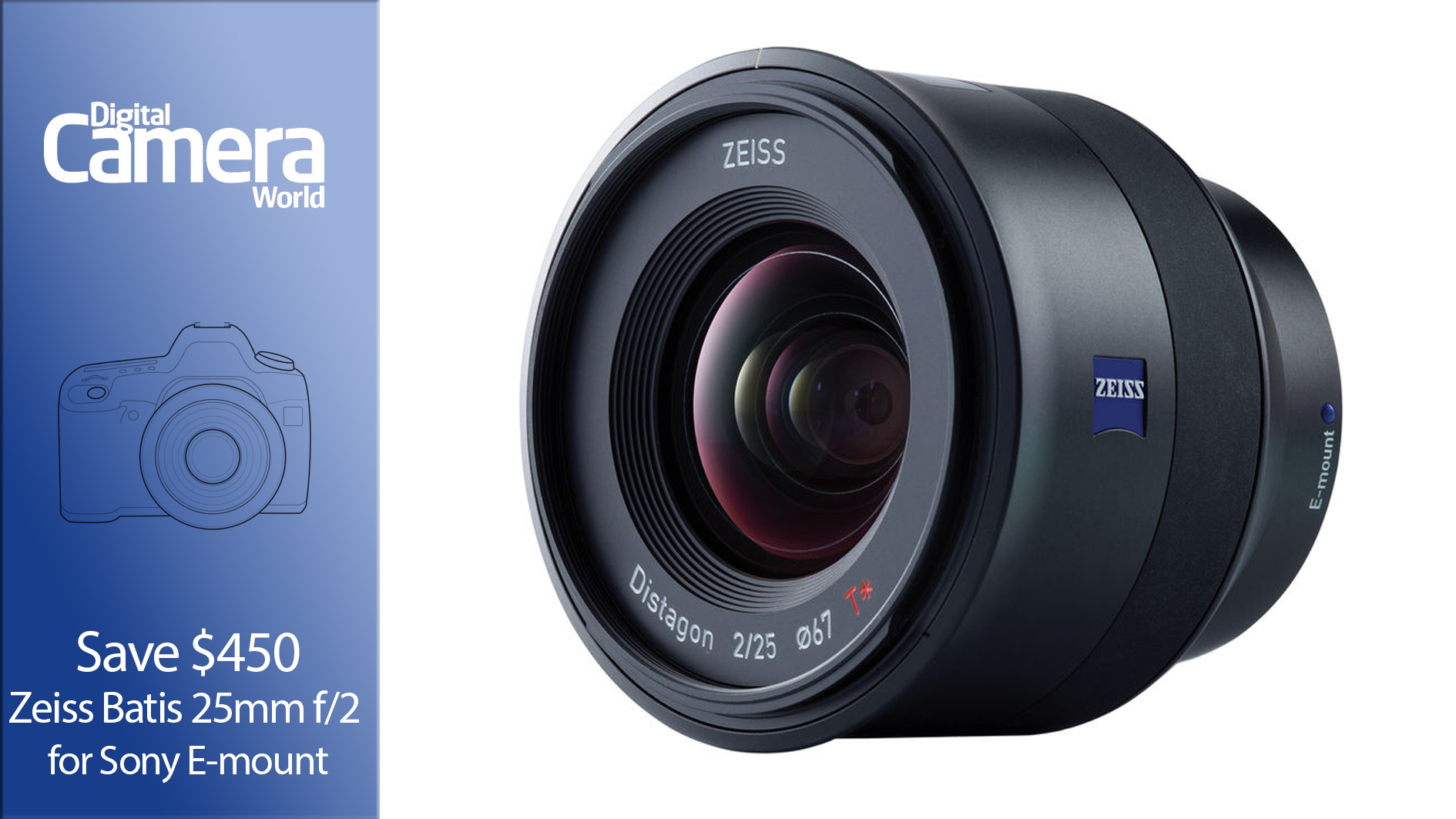 Save a whopping $450 on the Zeiss Batis 25mm f/2 for Sony cameras 