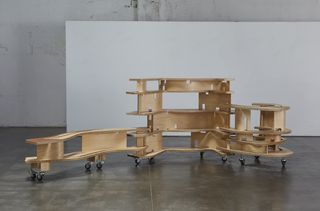 Lelukaappi shelving unit by Enric Miralles