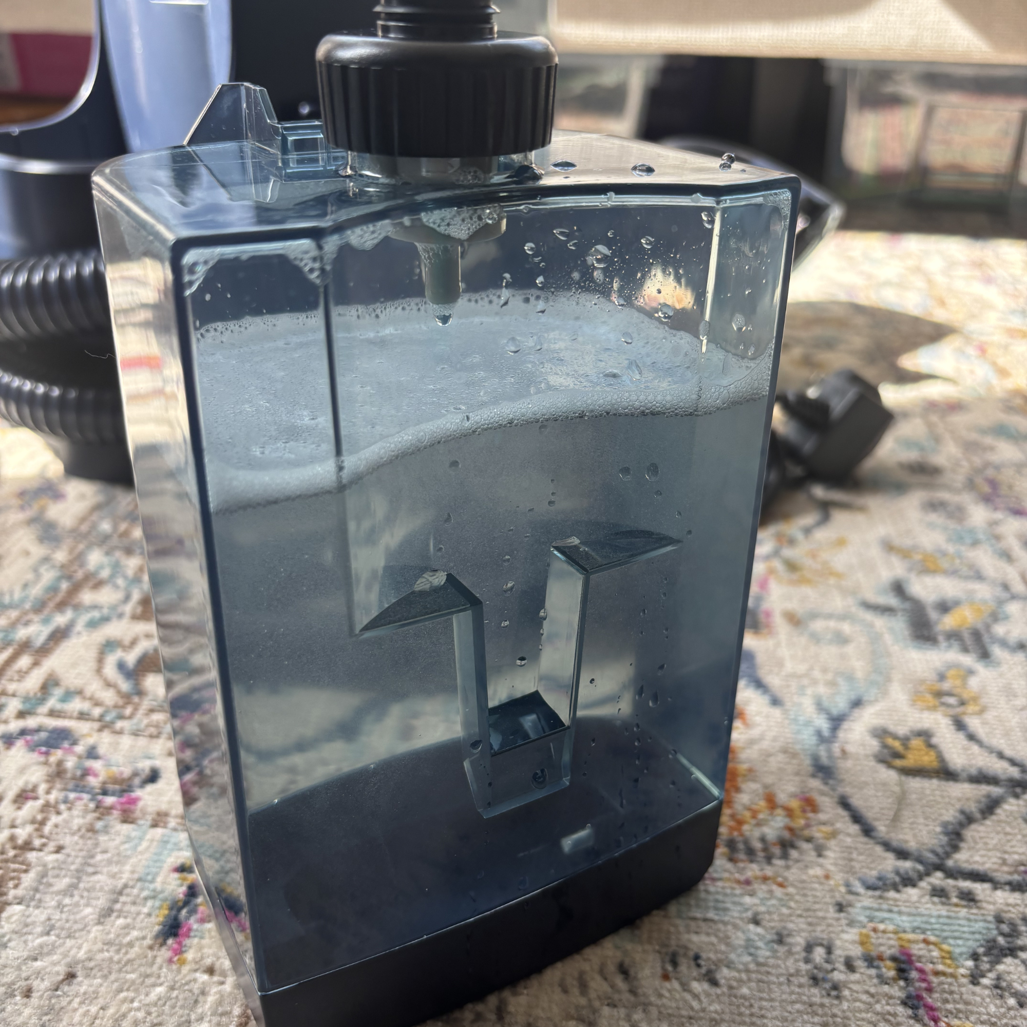 Beldray Spot Lift Pro Carpet Cleaner water tank filled with water