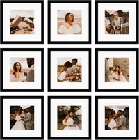BSRHOME Store 12x12 Picture Frame Set of 9