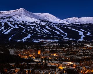 Ski slopes, Breckenridge, Colorado, USA