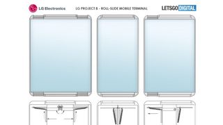 LG rollable phone patent