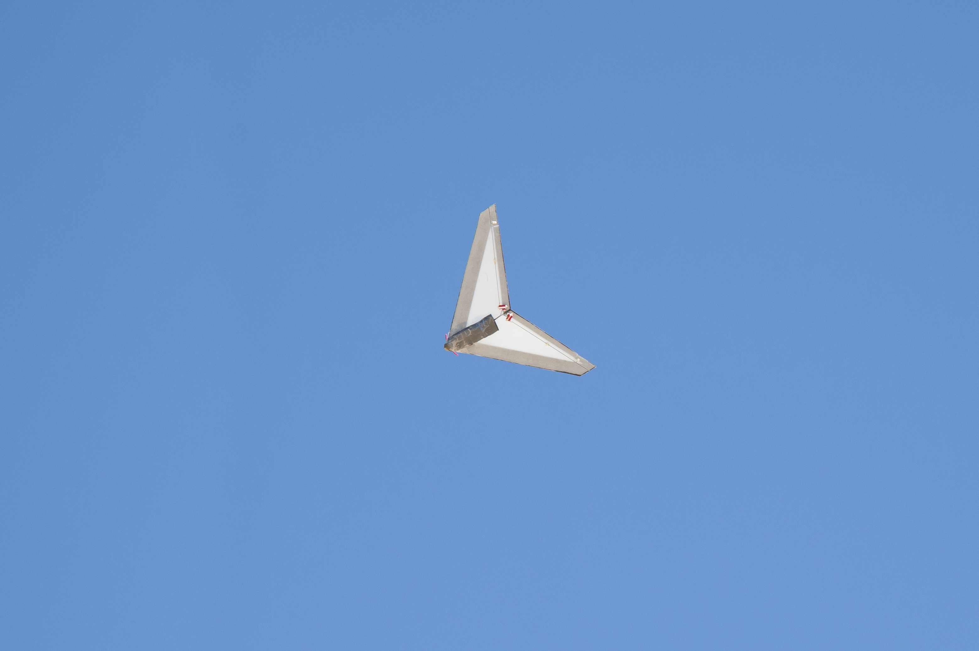 A small Mars airplane prototype takes a test flight