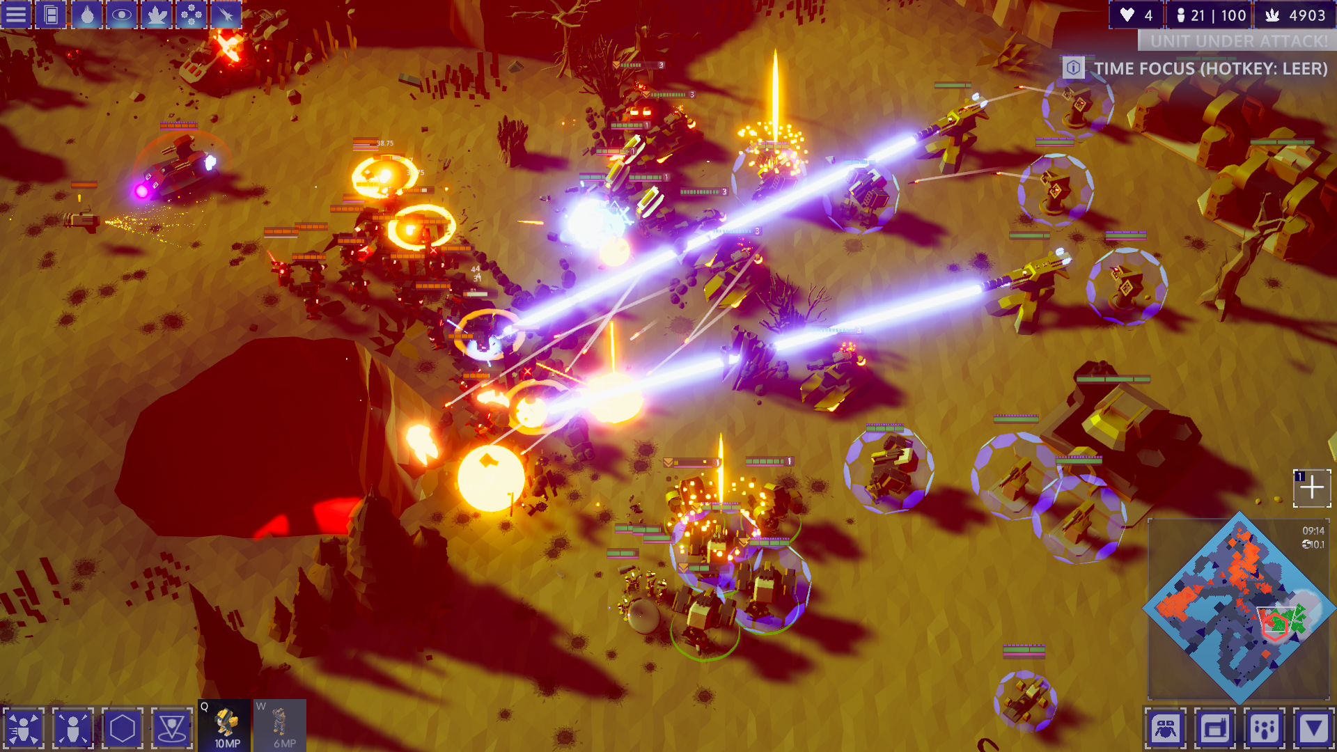 Here's an indie that takes classic RTS and runs it into the modern roguelike