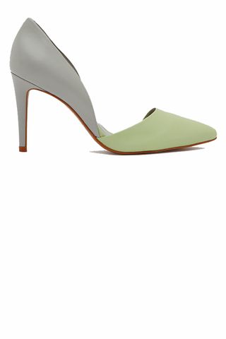 Reiss Lime Sorbet Court Shoes, £139