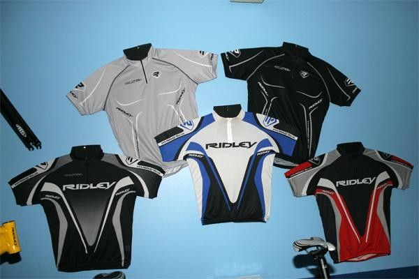 Ridley's line of bike jerseys