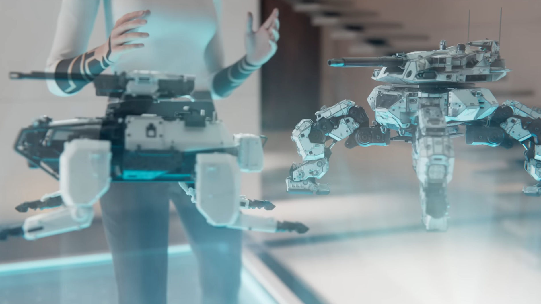 Screenshots from the Call of Duty: Black Ops 7 reveal trailer.