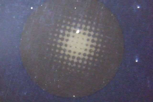 the LED indicator