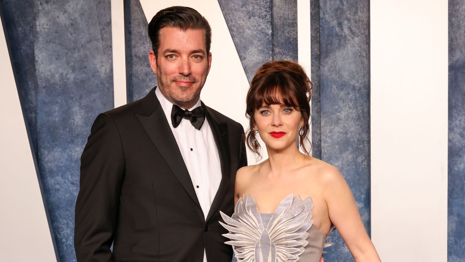 Zooey Deschanel and Jonathan Scott'