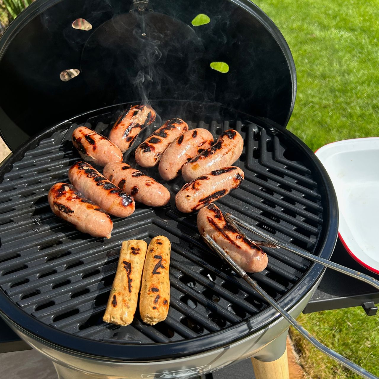Cadac Citi BBQ during testing at home