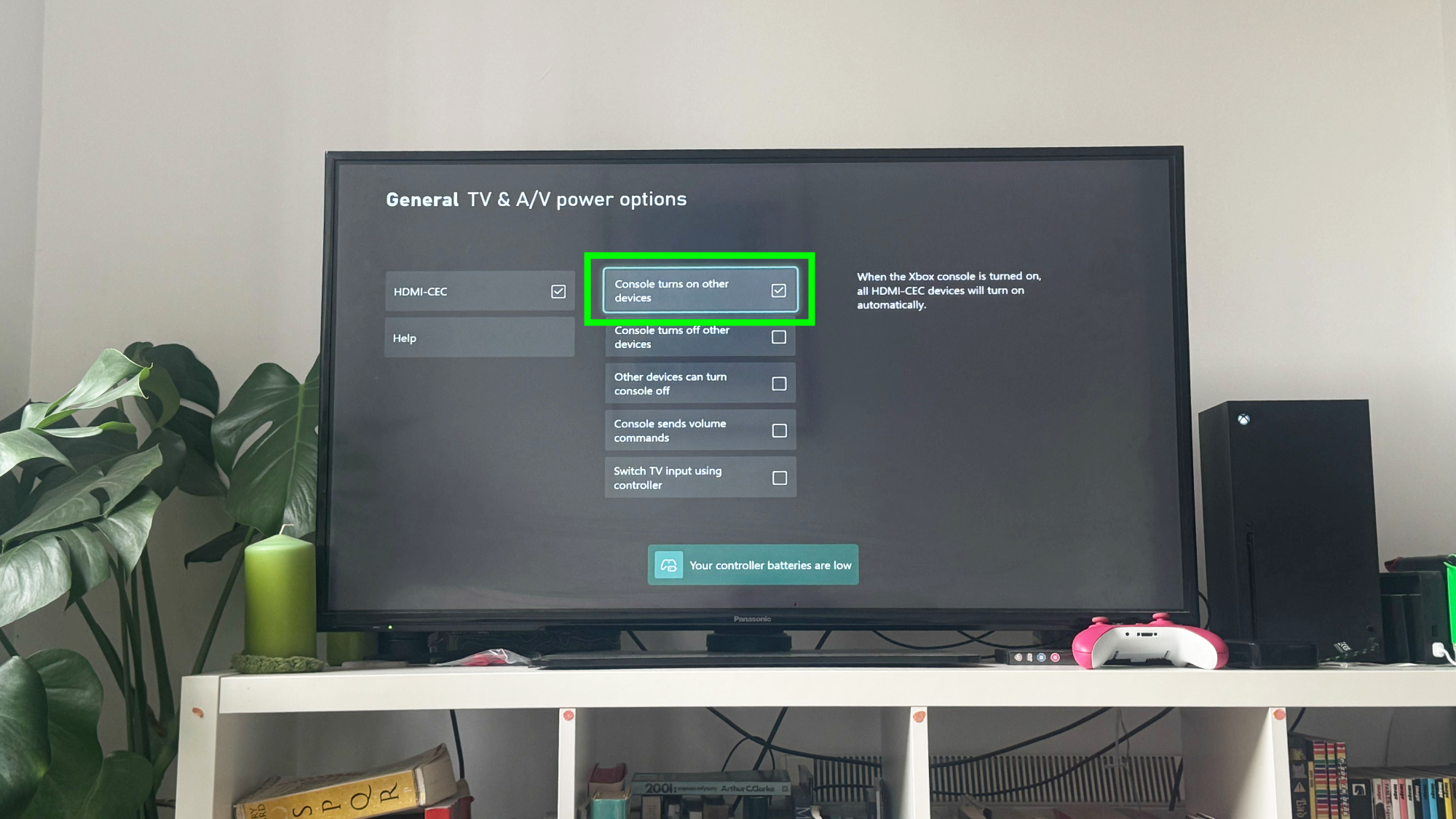 How to turn off HDMI-CEC on Xbox