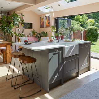 kitchen extension with island