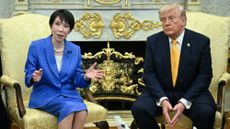Trump and Takaichi in the Oval Office