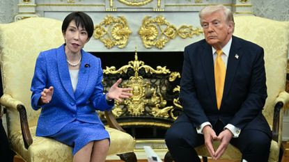 Trump and Takaichi in the Oval Office