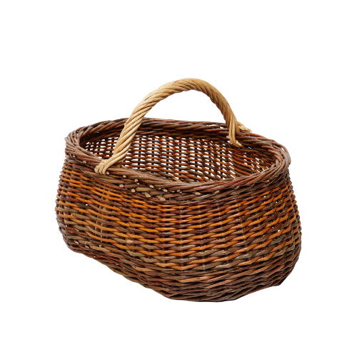 Handwoven Willow Mushroom Basket