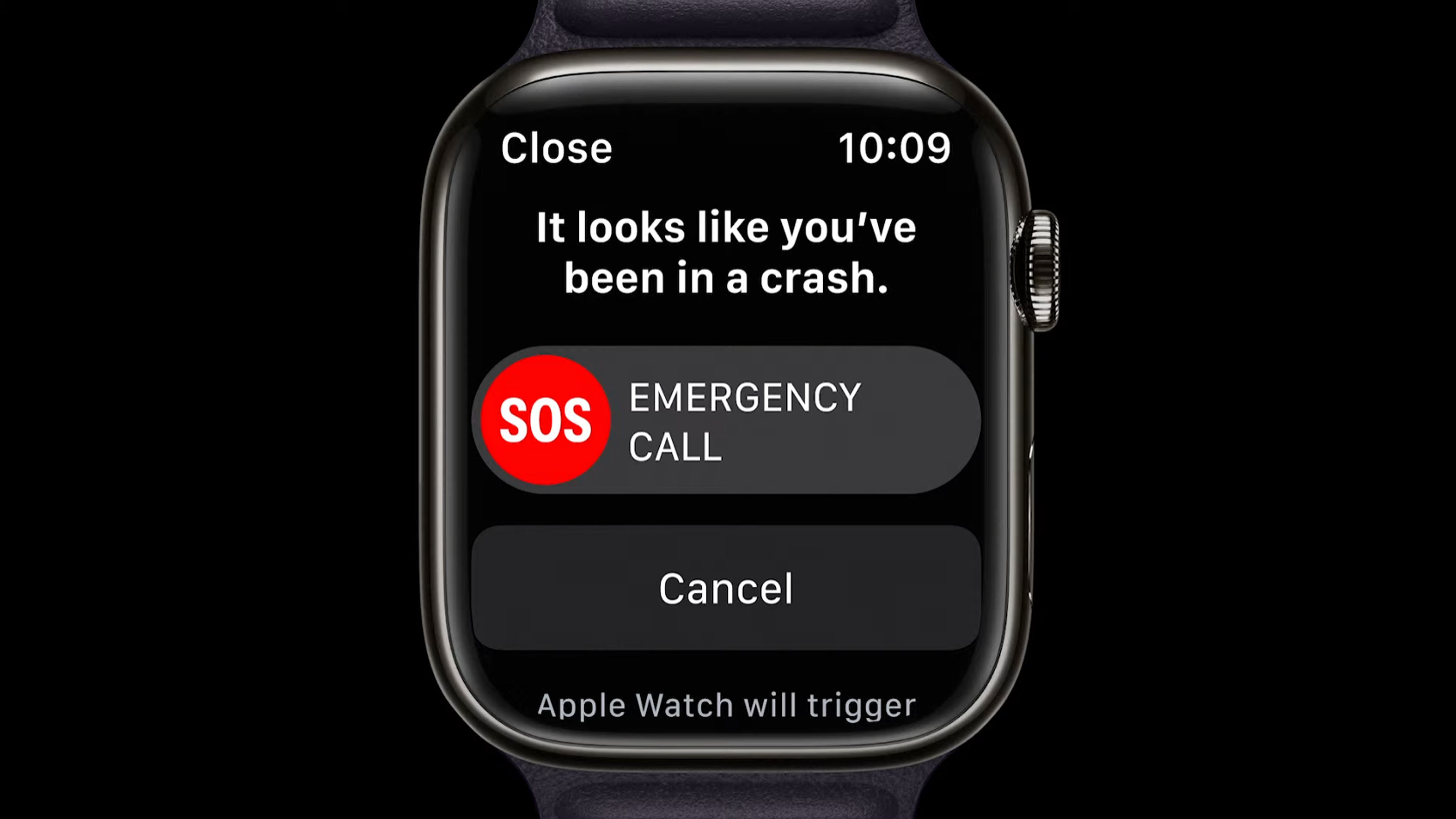 Apple Watch Series 8 crash report