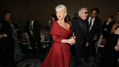 Helen Mirren attends the 77th Annual Golden Globe Awards Cocktail Reception at The Beverly Hilton Hotel on January 05, 2020 in Beverly Hills, California.