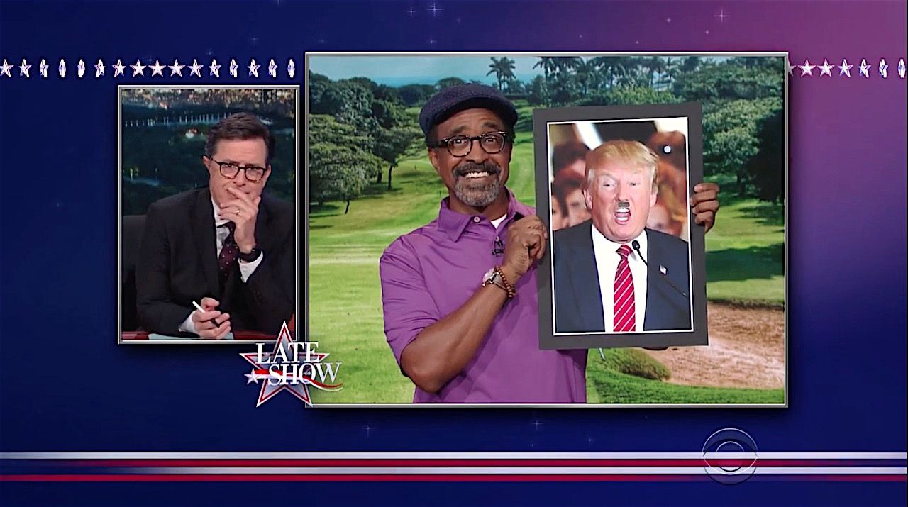 Stephen Colbert and Tim Meadows talk Trump&amp;#039;s black supporters