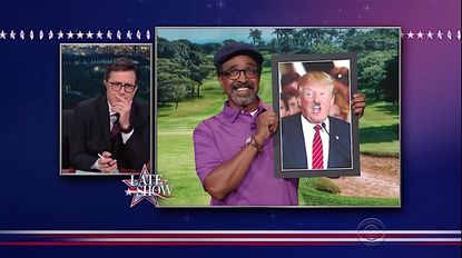 Stephen Colbert and Tim Meadows talk Trump's black supporters