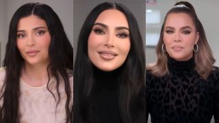 Kylie Jenner, Kim Kardashian and Khloé Kardashian on The Kardashians