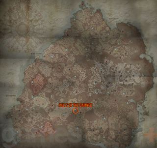 Diablo 4 Halls of the Damned location on the map