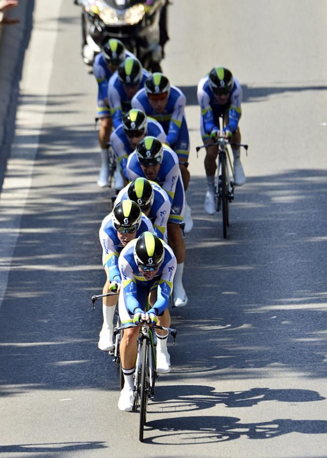 Orica-GreenEdge in action