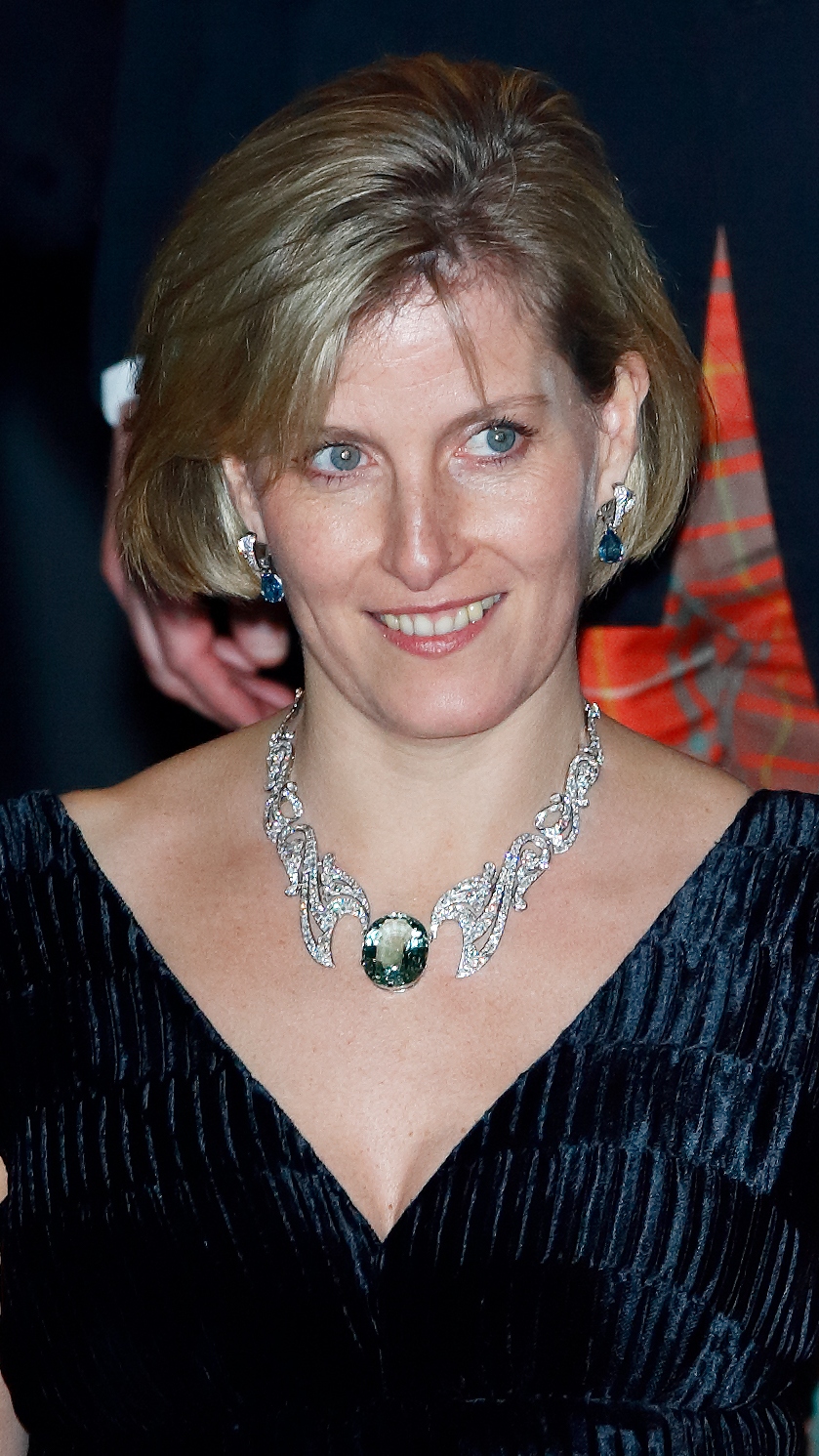 Sophie, Duchess of Edinburgh attends a party to celebrate Queen Elizabeth II's 80th birthday at the Ritz Hotel on December 5, 2006