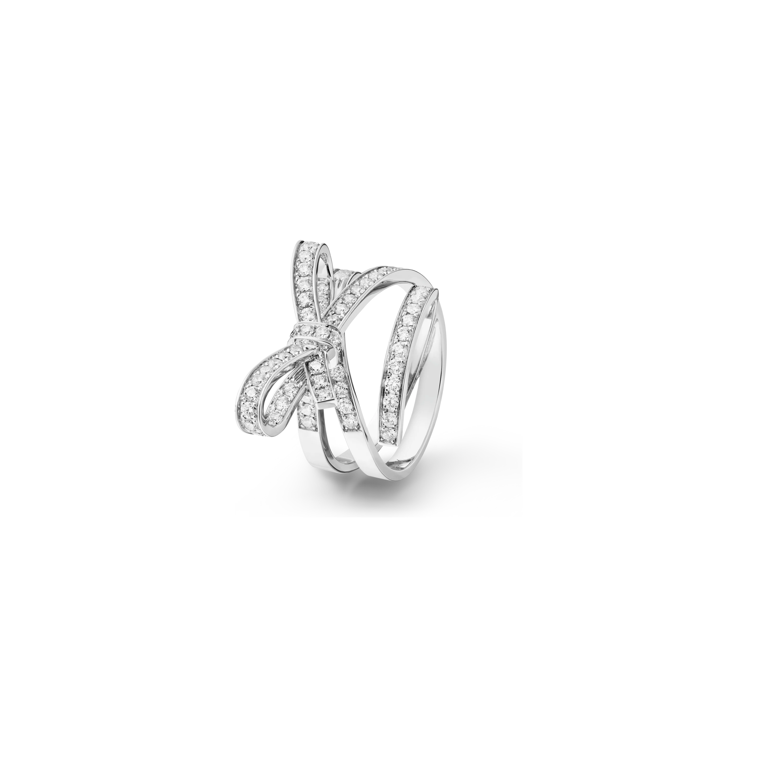 Chanel, Ruban Ring in 18K White Gold