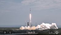 A SpaceX Falcon 9 rocket launches 29 Starlink internet satellites from Florida&rsquo;s Cape Canaveral Space Force Station on Aug. 21, 2026.