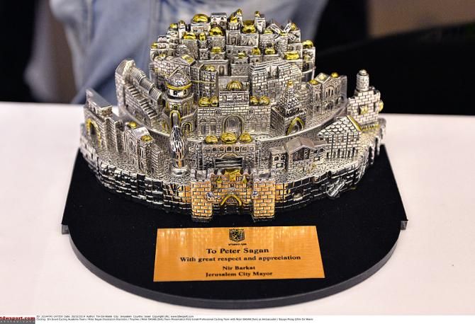 A souvenir of Jerusalem for Peter Sagan