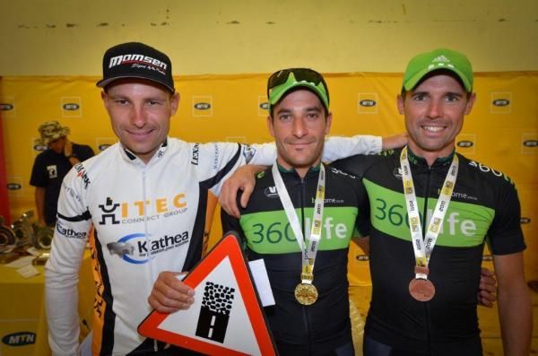 Crater Cruise men's podium